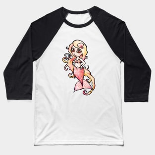 Cute Mermaid Shelly Baseball T-Shirt